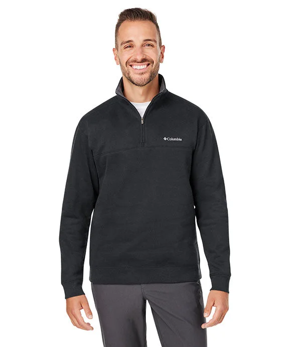 1411621 - Columbia Mens Hart Mountain Half-Zip Sweater | Black