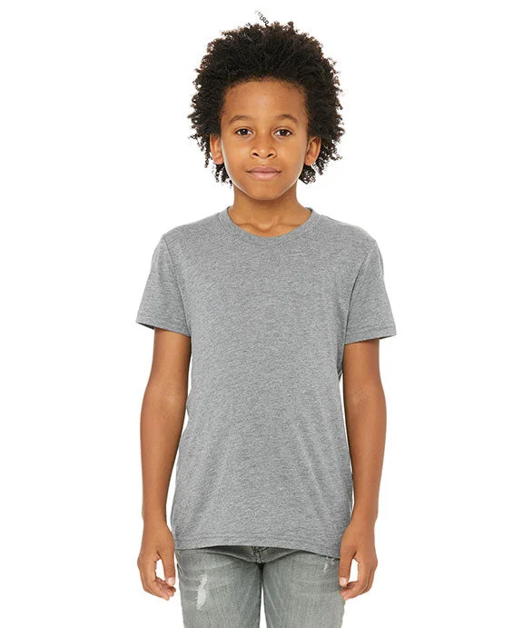 3413Y - Bella + Canvas Youth Triblend Short-Sleeve T-Shirt | Grey Triblend